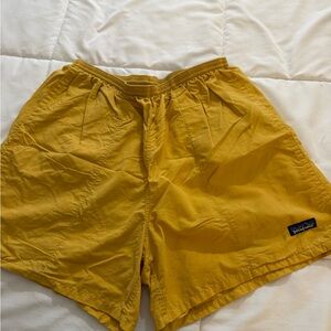Patagonia Men's Mustard Yellow Athletic Shorts